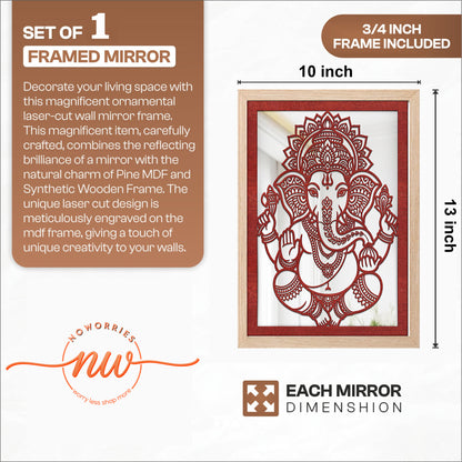 Vighnaharta Ganesha Lasser wall Art