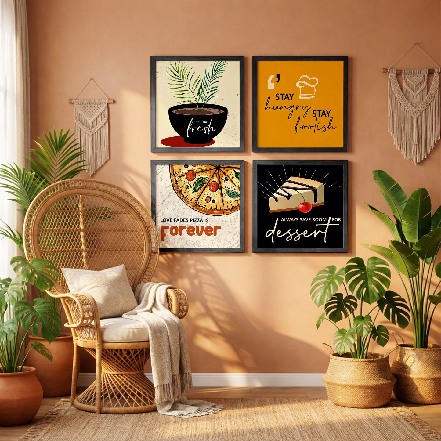 Kitchen Gallery Wall Art Set