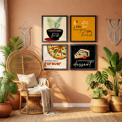 Kitchen Gallery Wall Art Set