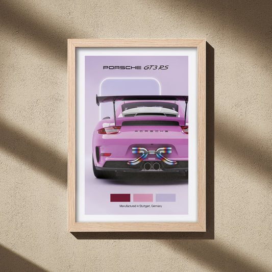 Porsche GT3 RS Signature Wall Frame