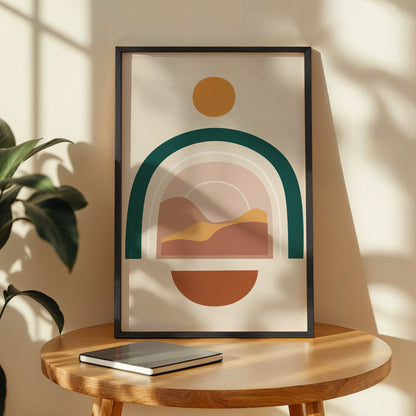 Desert Arch Minimalist Wall Art