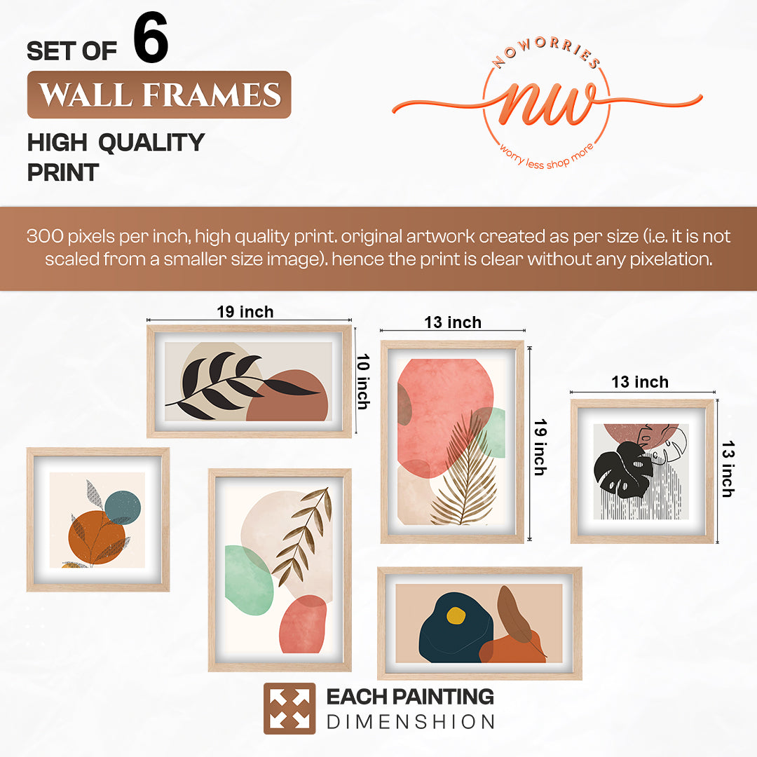 Harmony Hues Wall Set of 6
