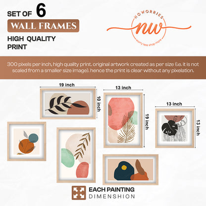 Harmony Hues Wall Set of 6