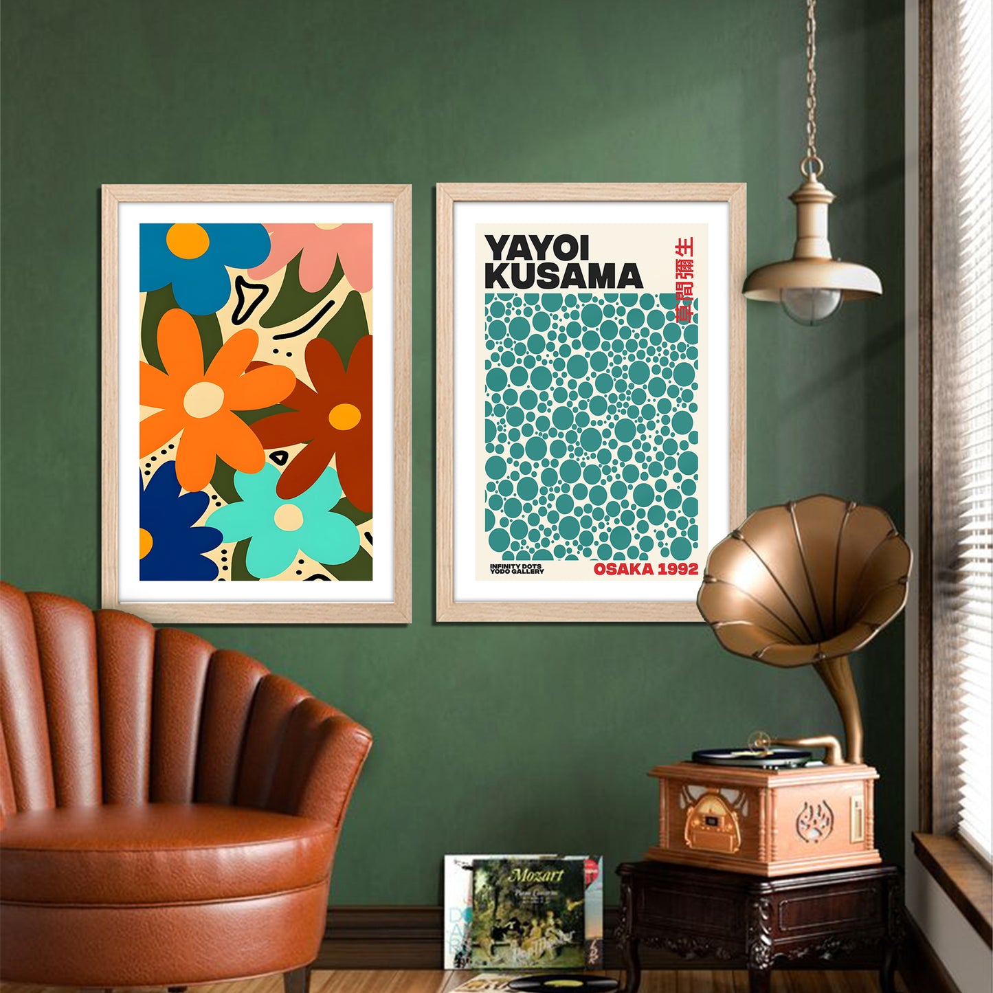 Yayoi Kusama & Floral Modern Art Set