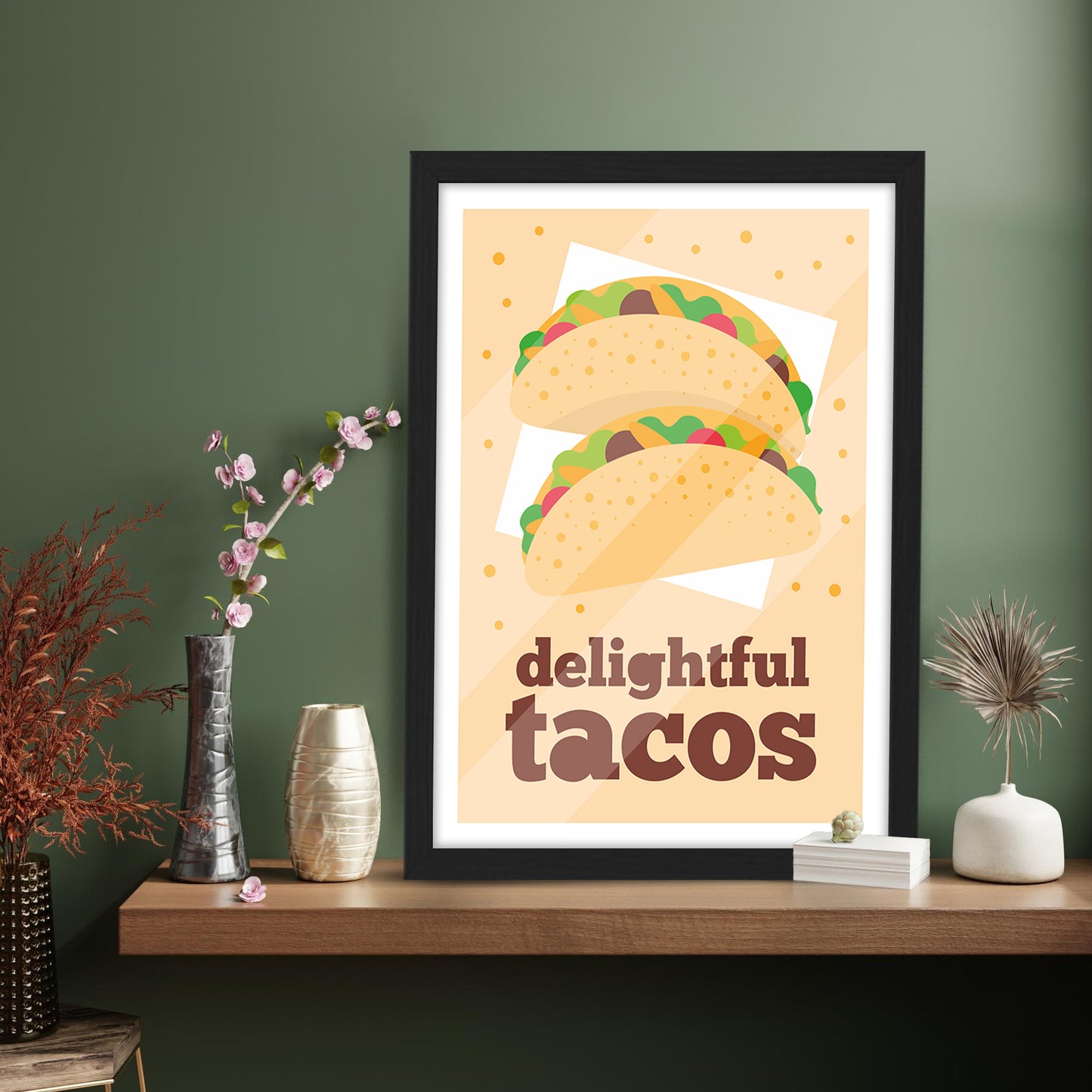 Tasty Tacos Wall Frame
