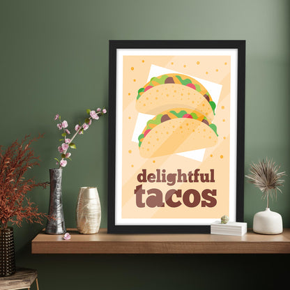 Tasty Tacos Wall Frame