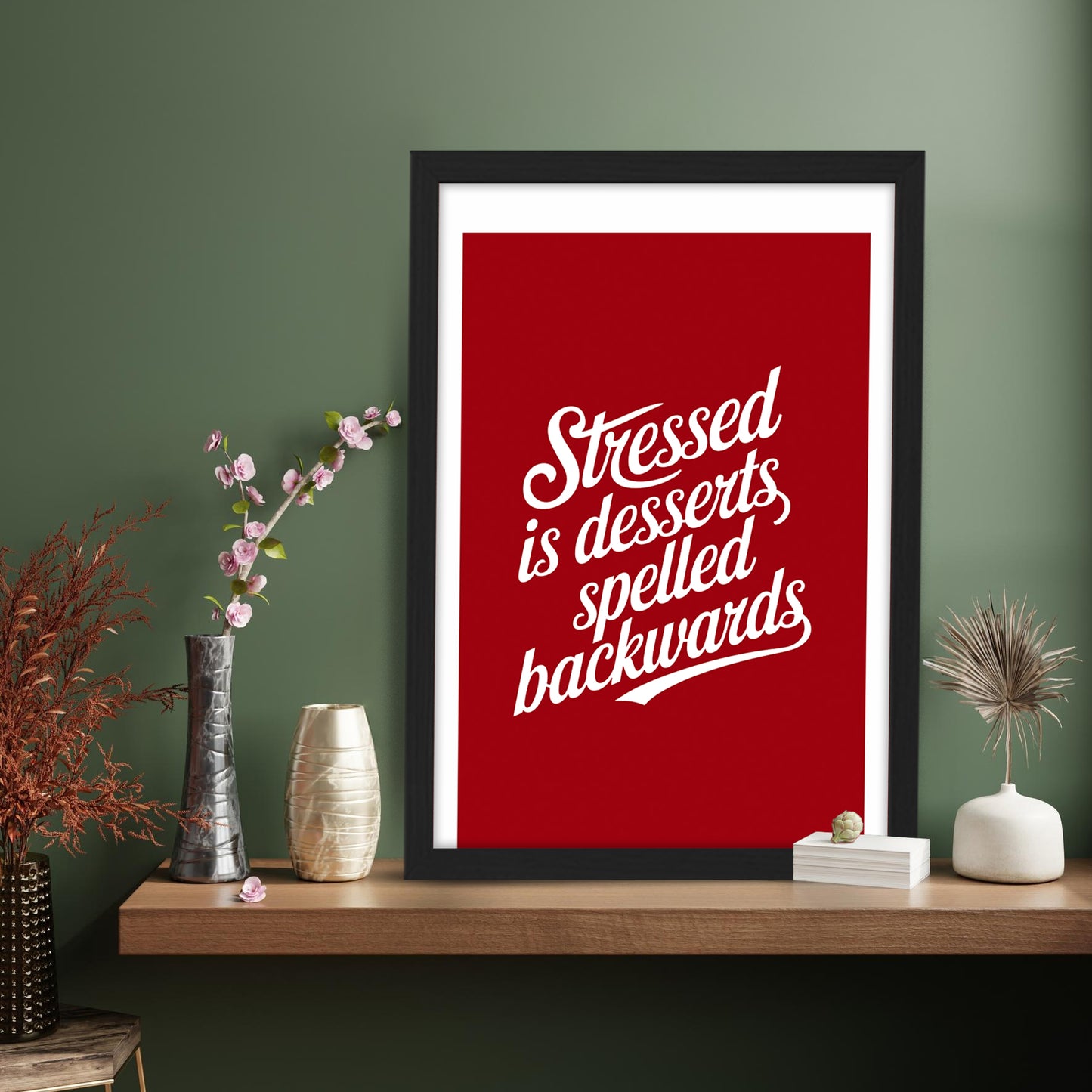 Dessert Wisdom Wall Frame
