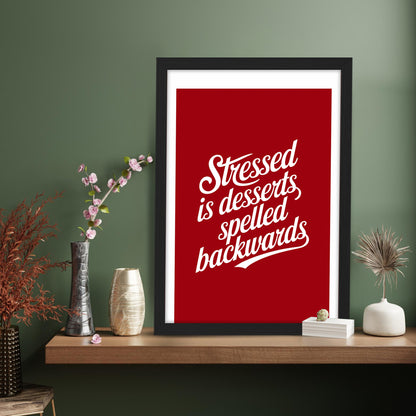 Dessert Wisdom Wall Frame