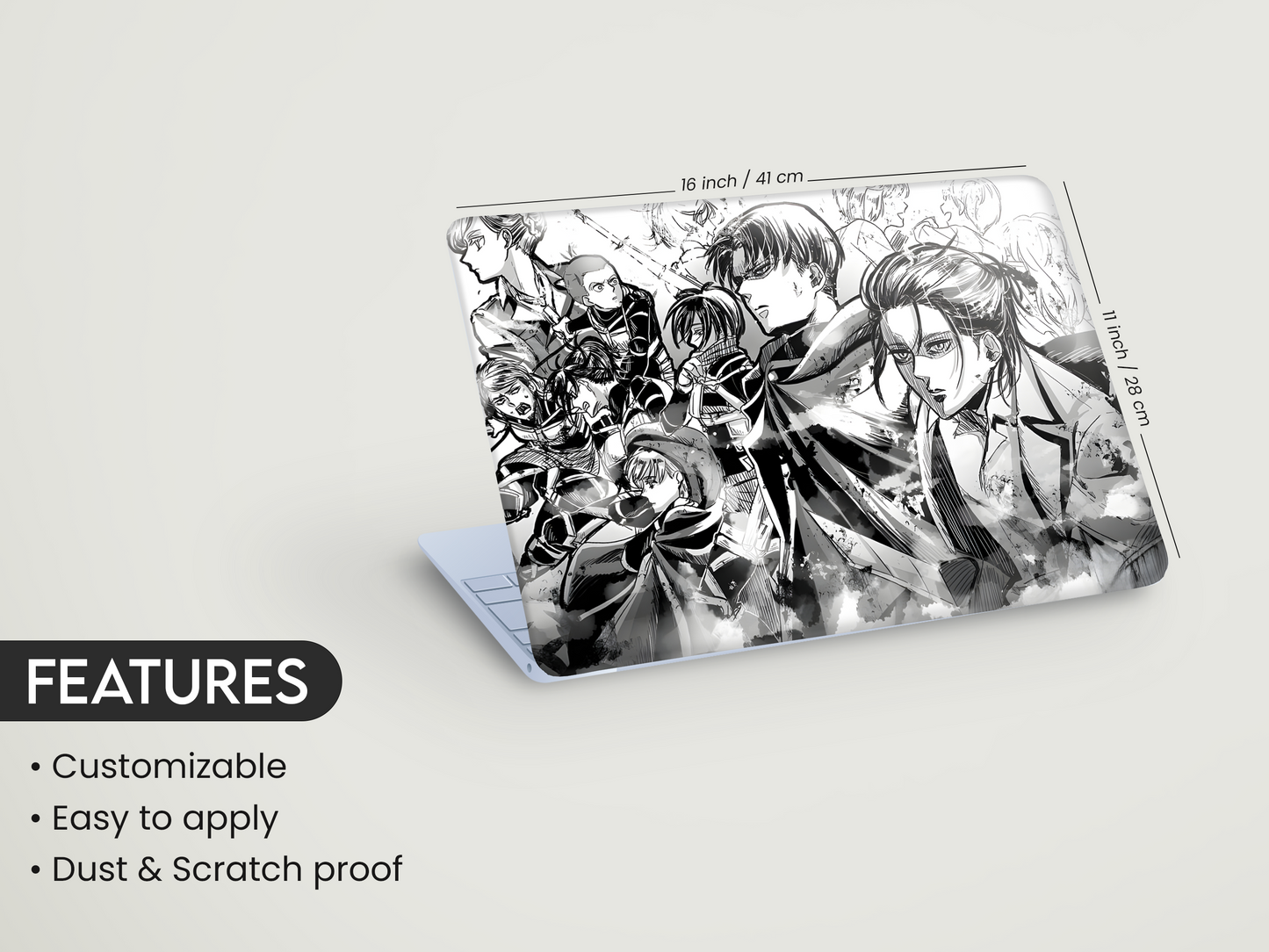 Attack On Titan Laptop Skin