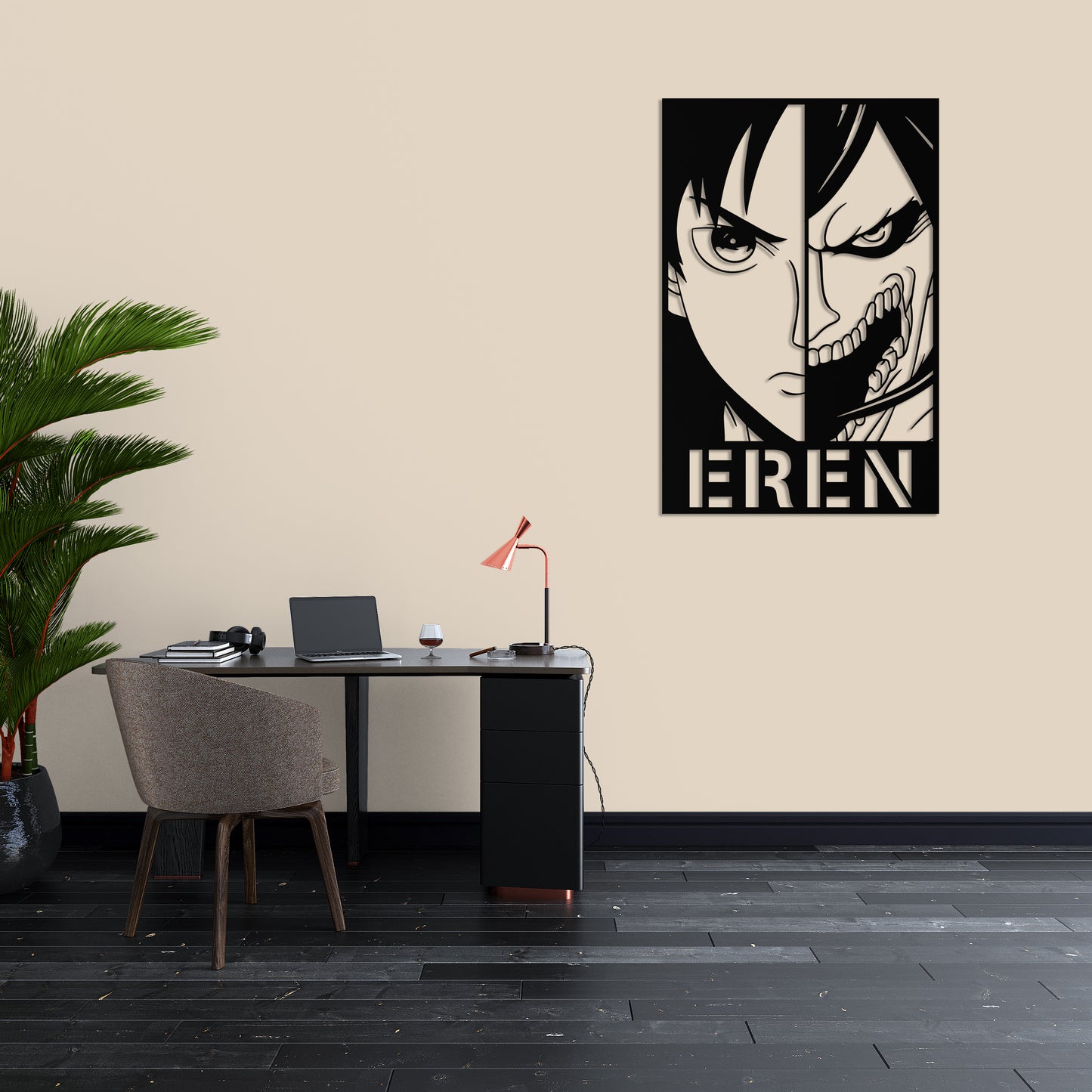 Eren Yeager Titan Pinewood Art