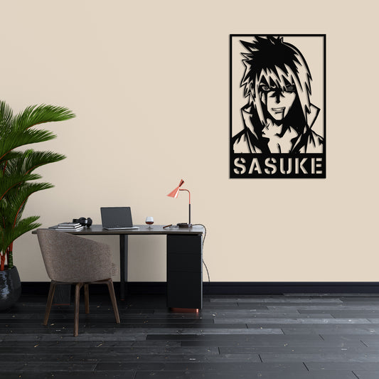 Sasuke Pinewood Wall Art