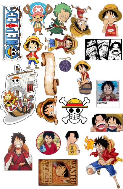 One Piece Anime Sticker Pack