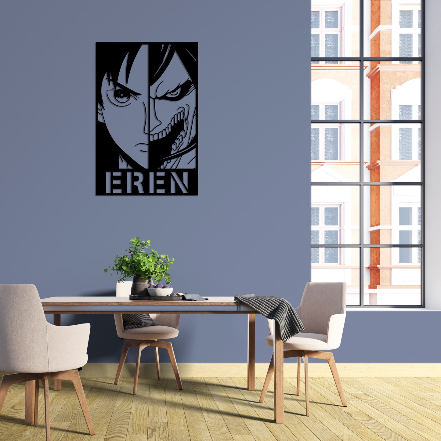 Eren Yeager Titan Pinewood Art