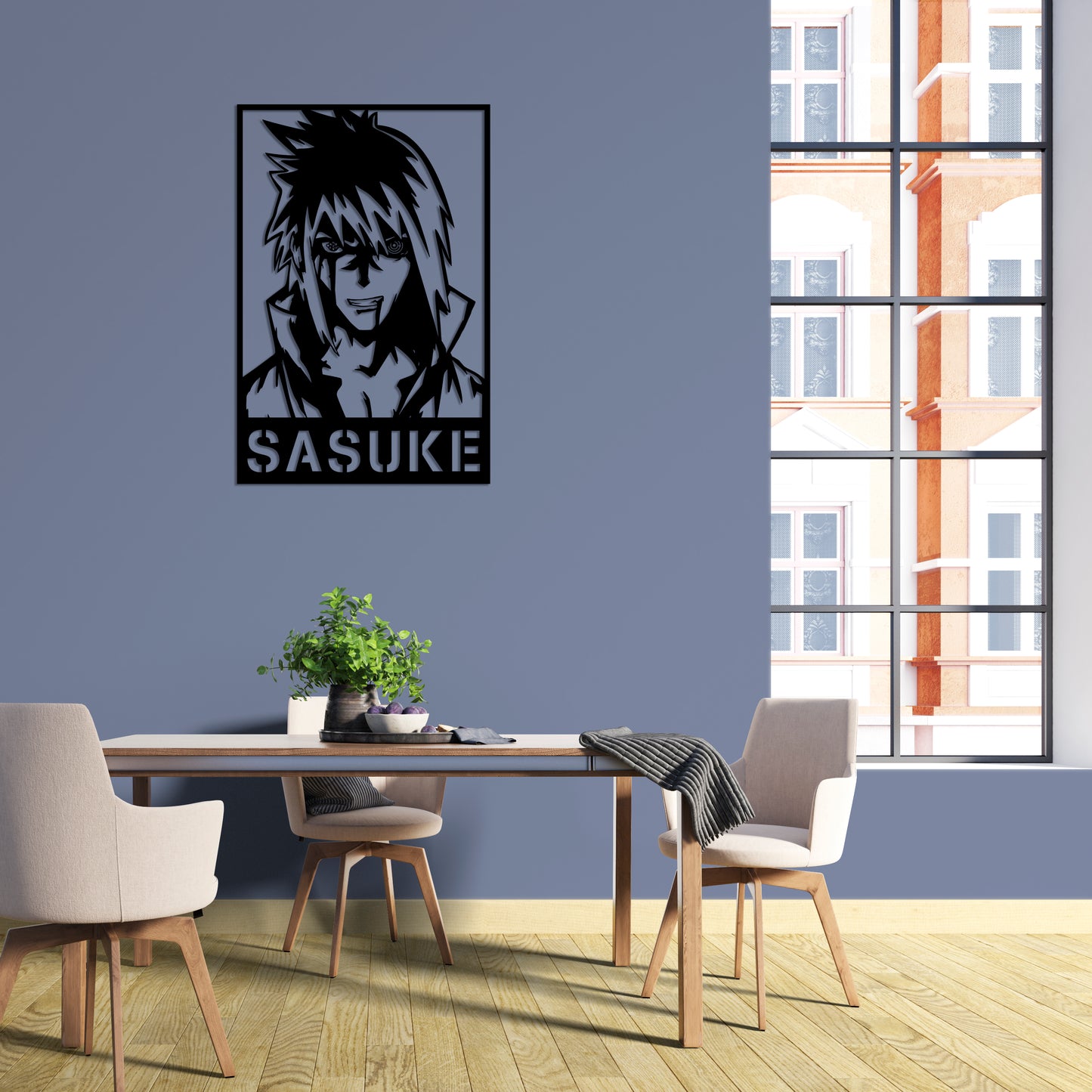 Sasuke Pinewood Wall Art