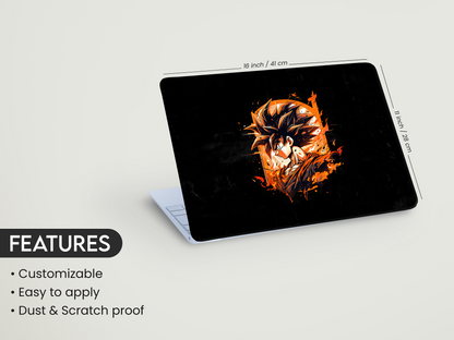 Dragon Ball Z Goku Laptop Skin