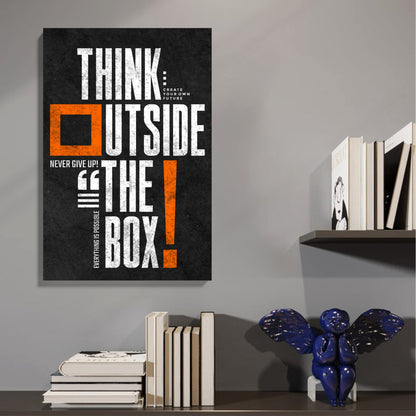 Think Outside the Box Canvas
