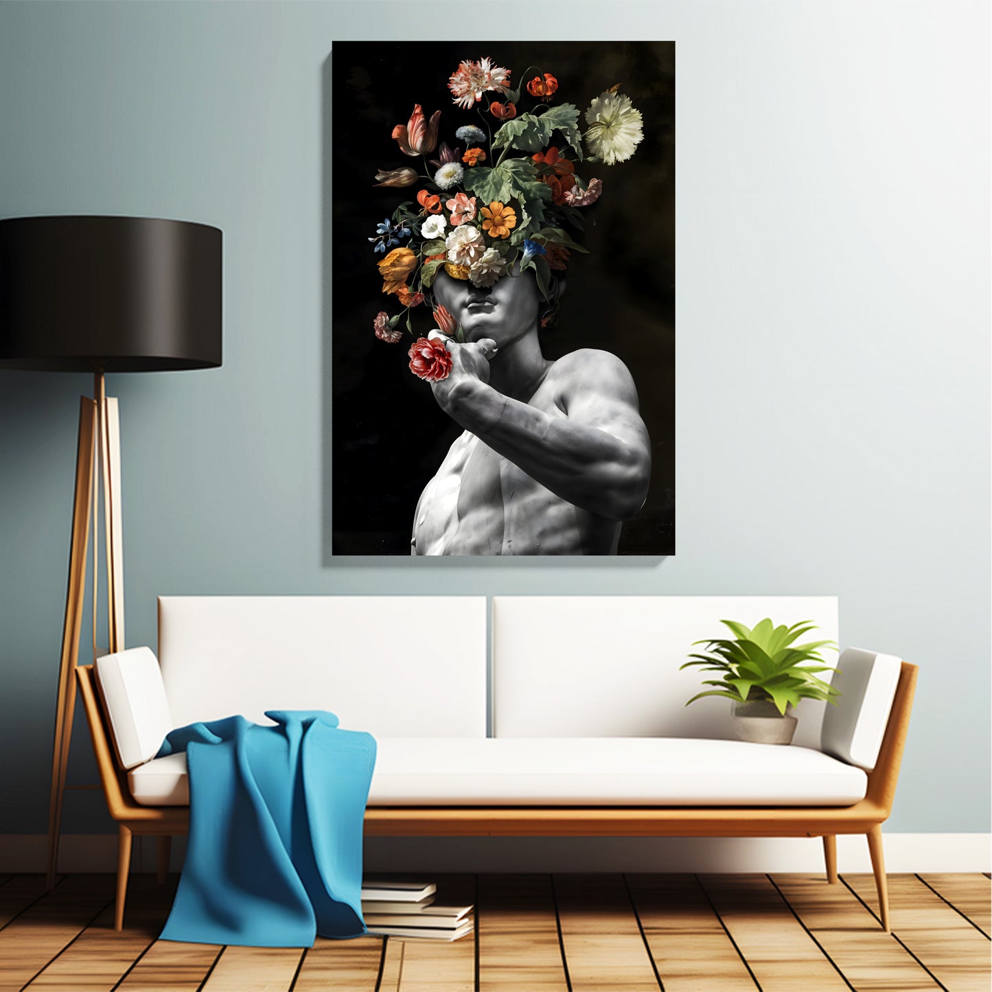 Floral Apollo Wall Canvas