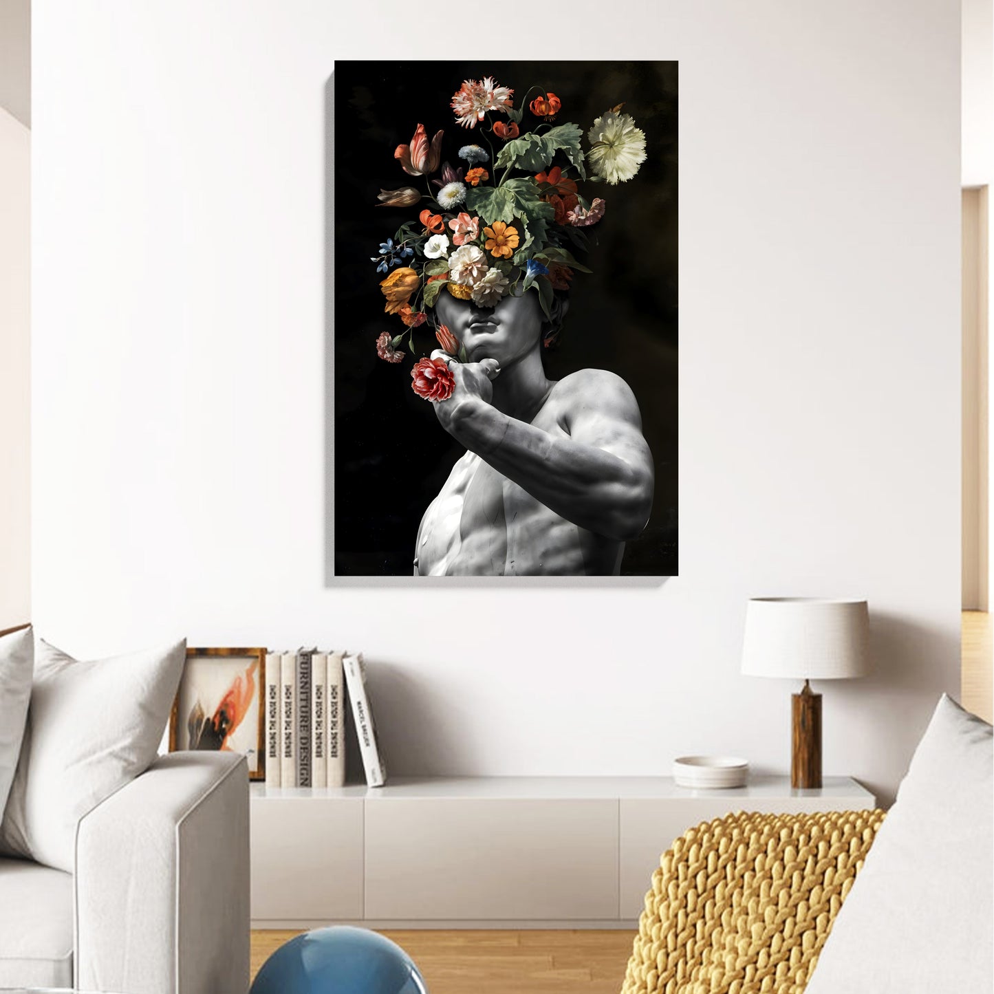 Floral Apollo Wall Canvas