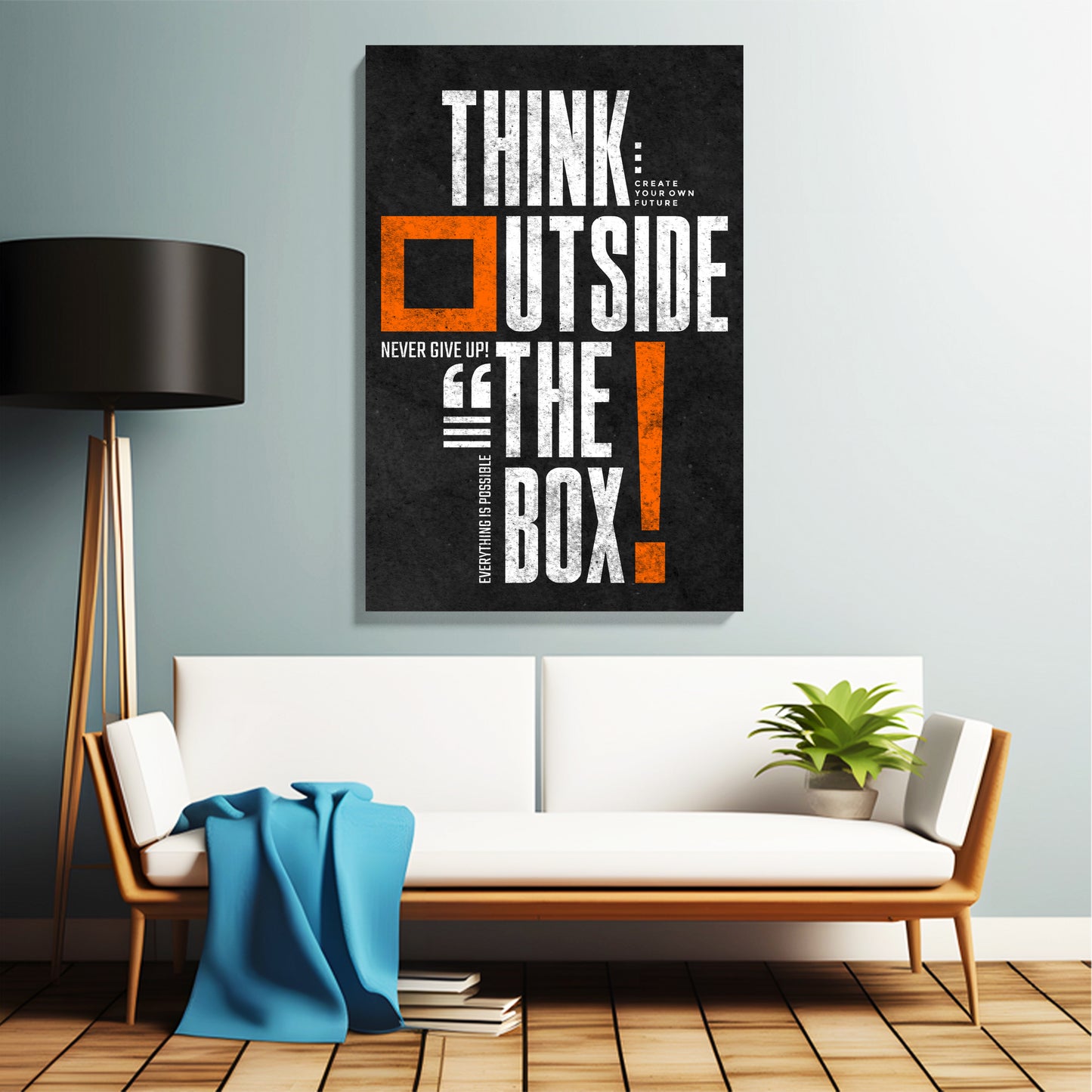 Think Outside the Box Canvas