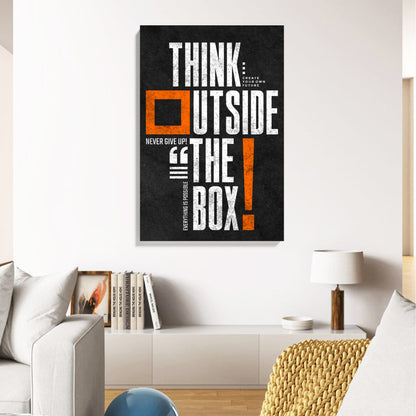 Think Outside the Box Canvas