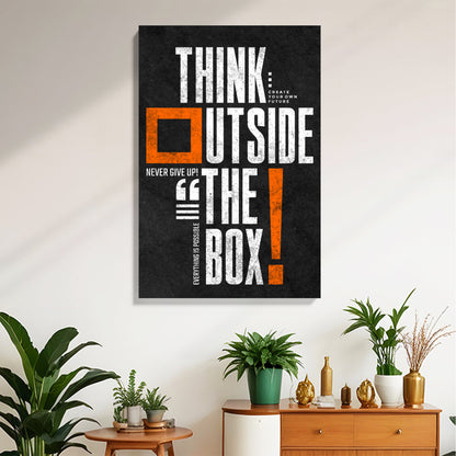 Think Outside the Box Canvas