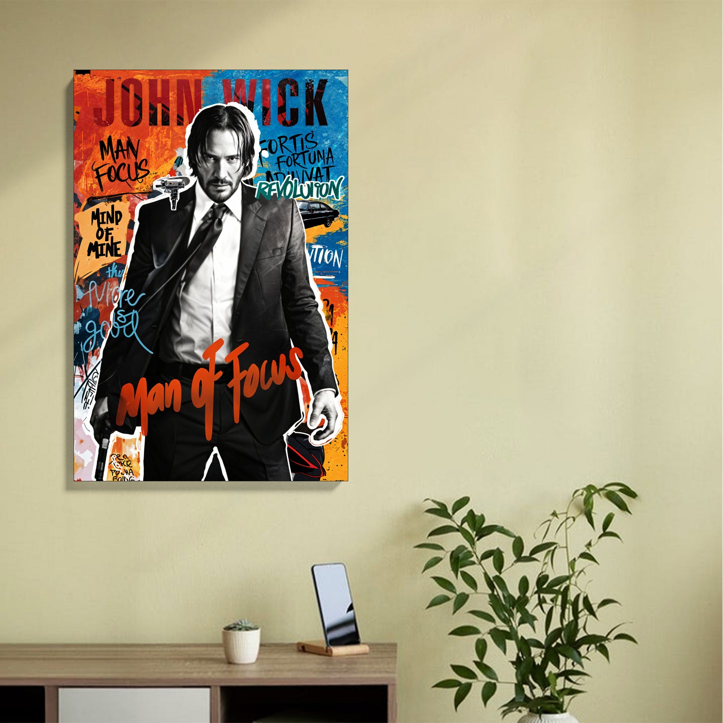 John Wick Focus Canvas