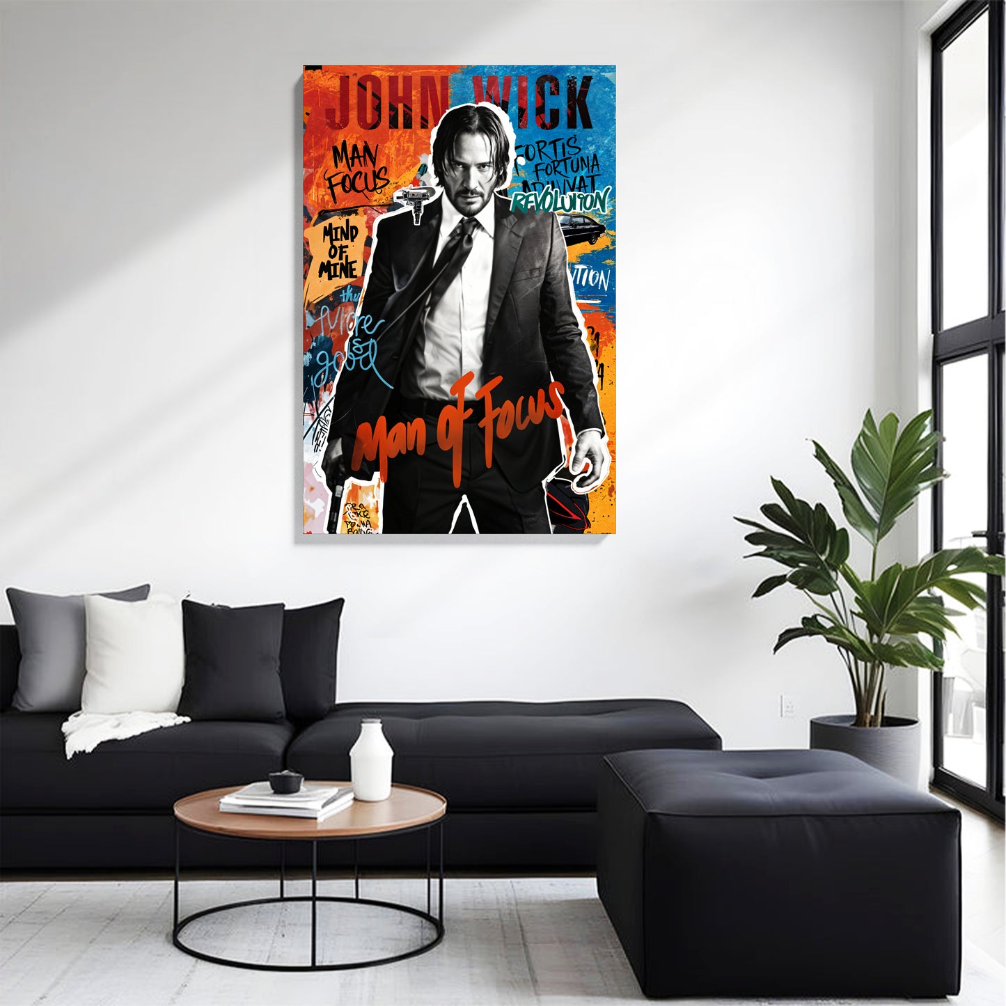 John Wick Focus Canvas