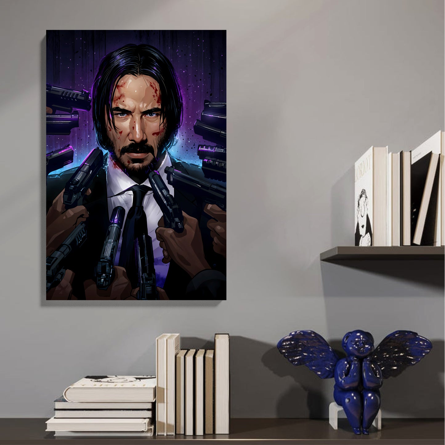 John Wick Under Fire Canvas