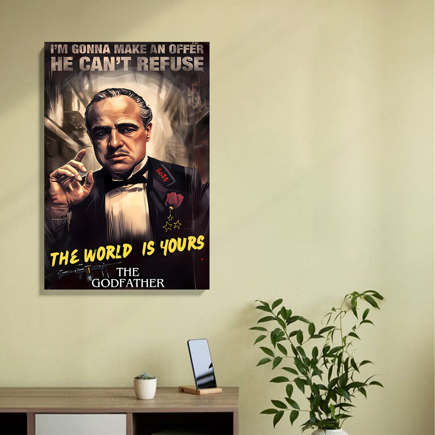 The Godfather Boss Canvas