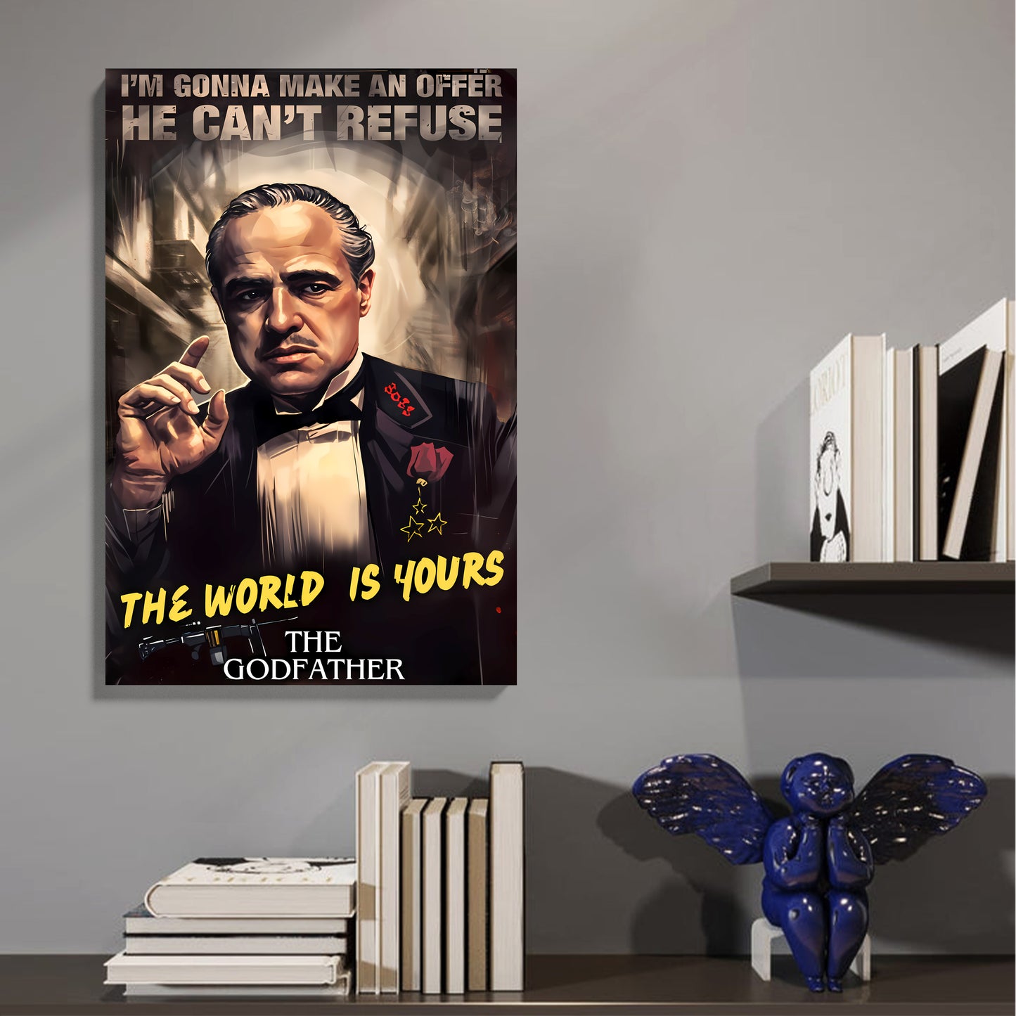 The Godfather Boss Canvas