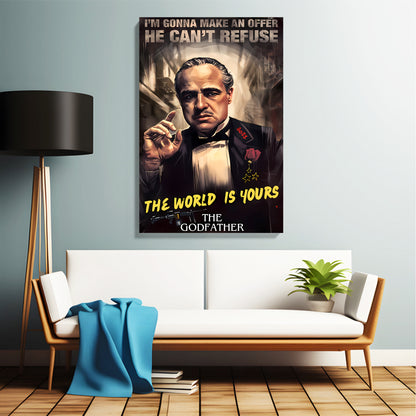 The Godfather Boss Canvas