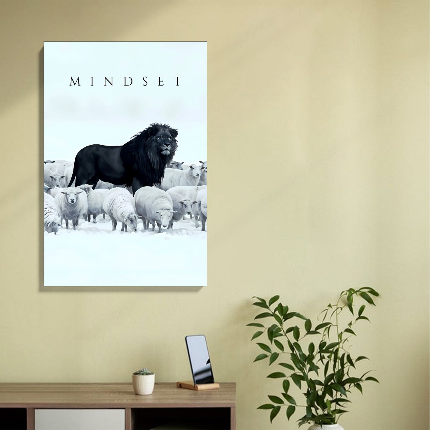 Mindset Lion Canvas