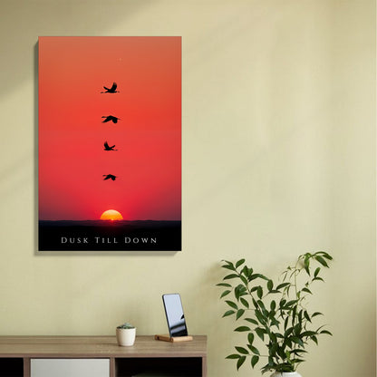 Dusk Till Dawn Sunset Canvas