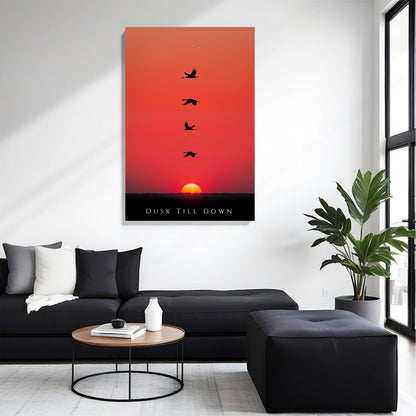 Dusk Till Dawn Sunset Canvas