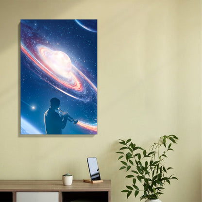 Cosmic Music Universe Canvas