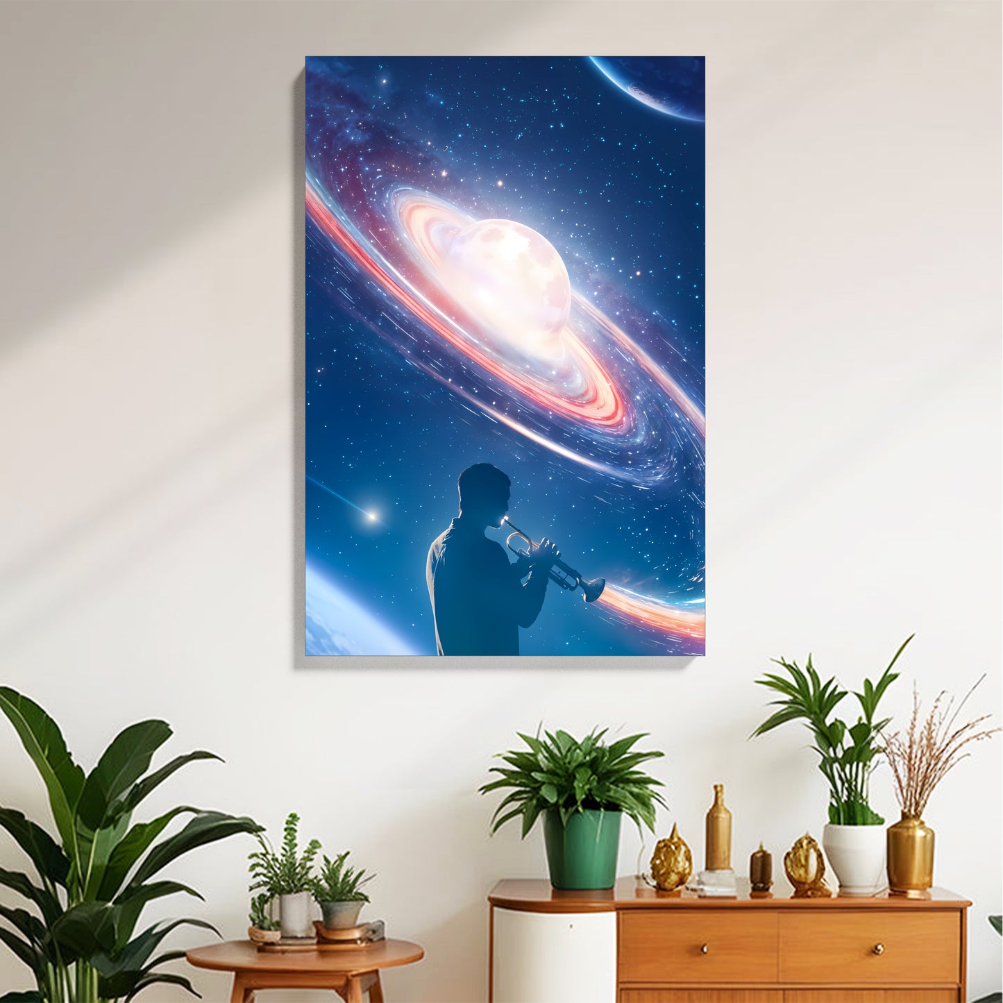 Cosmic Music Universe Canvas