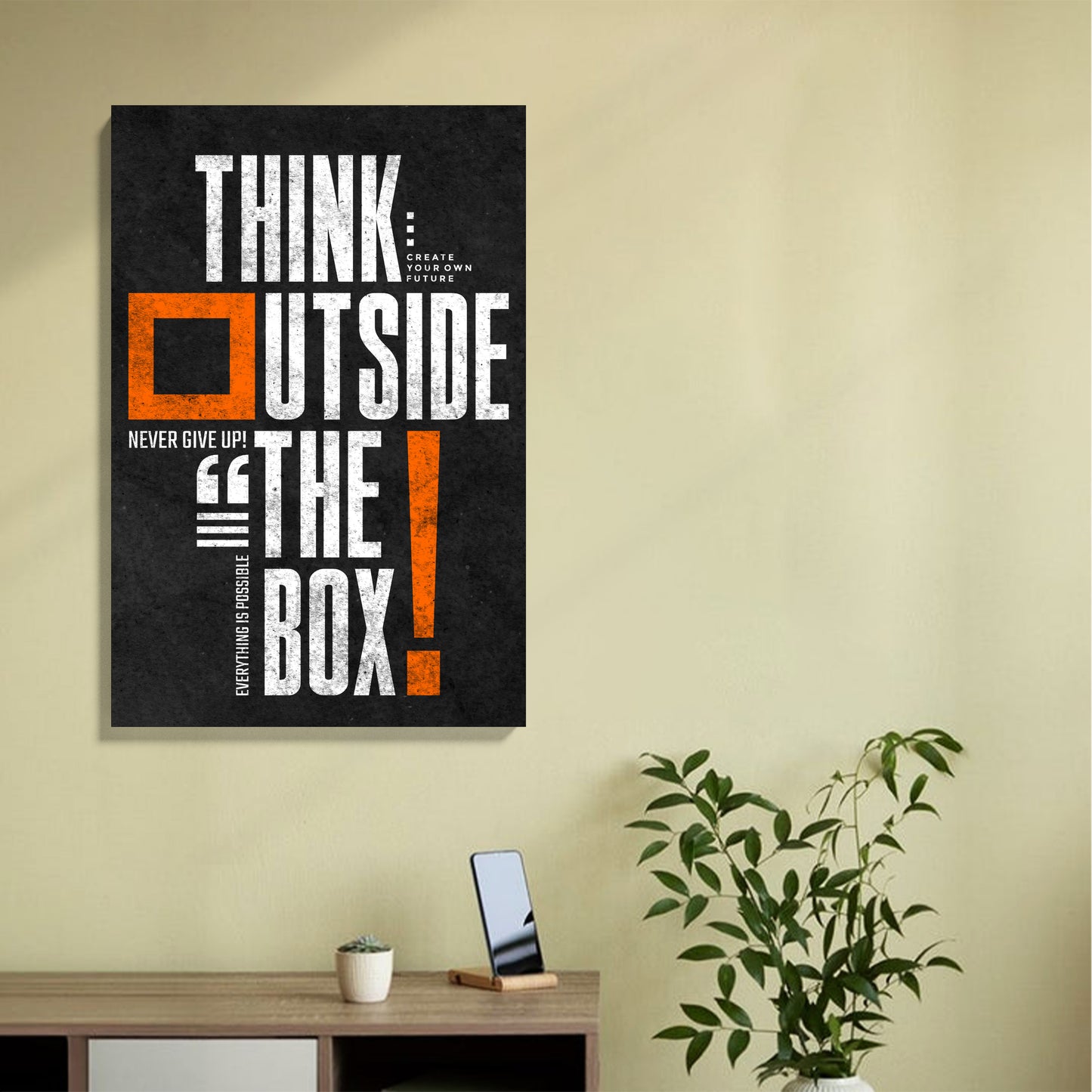 Think Outside the Box Canvas