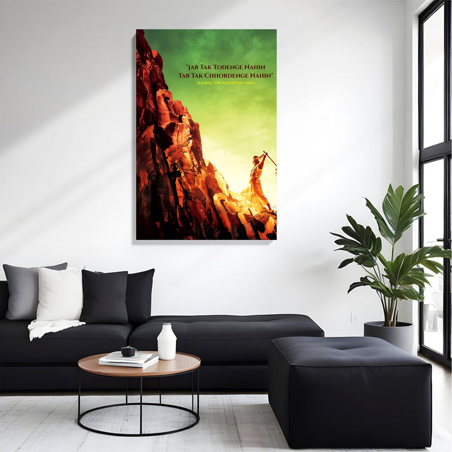 Mountain Man Wall Canvas