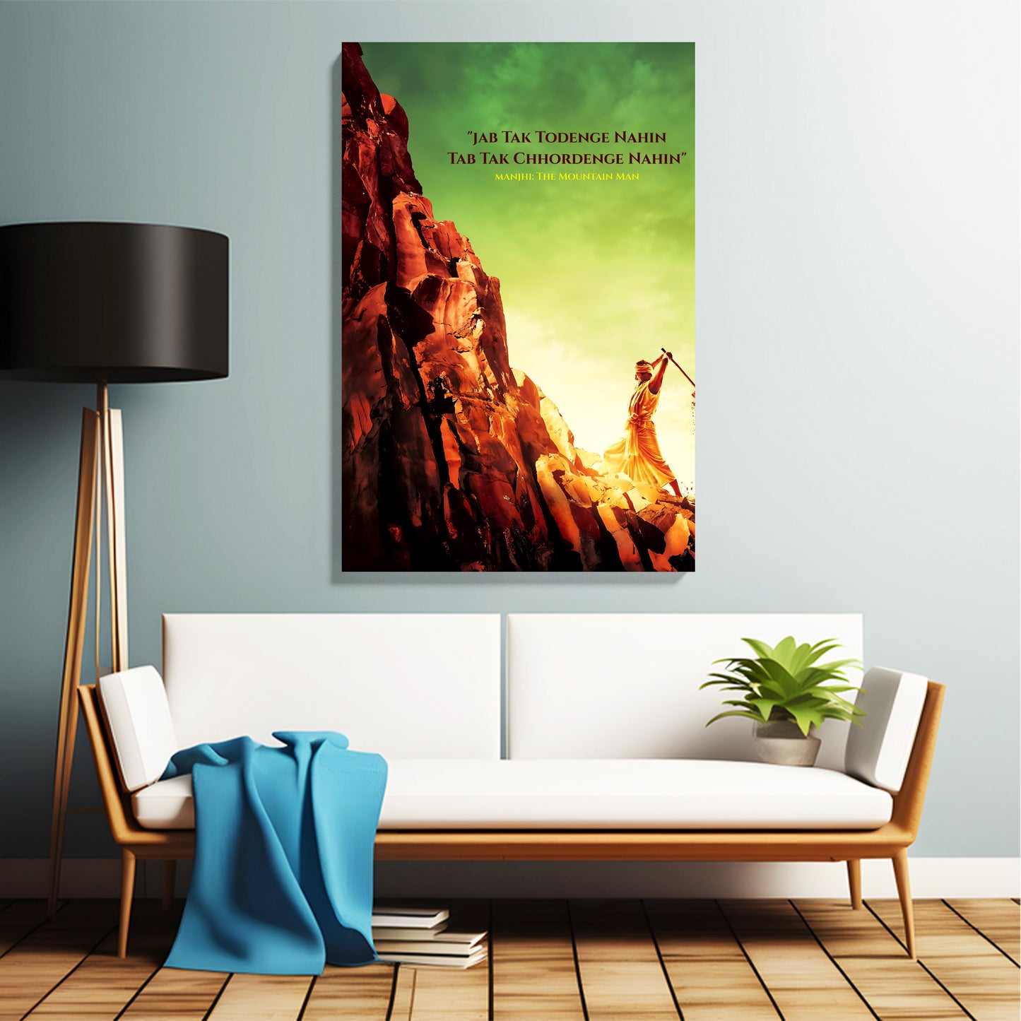 Mountain Man Wall Canvas