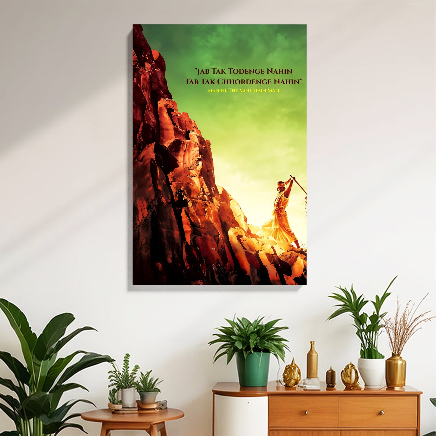 Mountain Man Wall Canvas