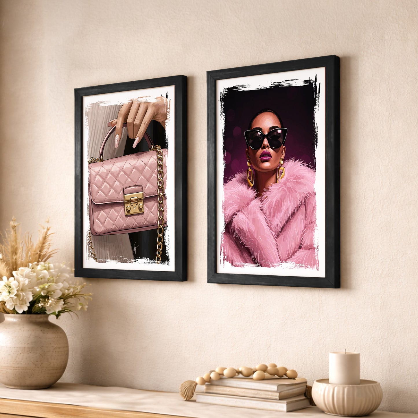 Luxury Fashion Wall Art Set