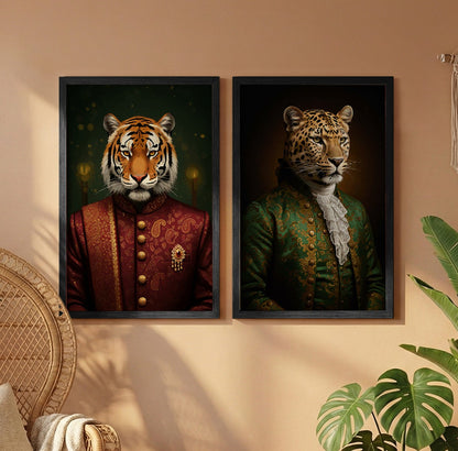 Royal Wild Portrait Wall Art Set