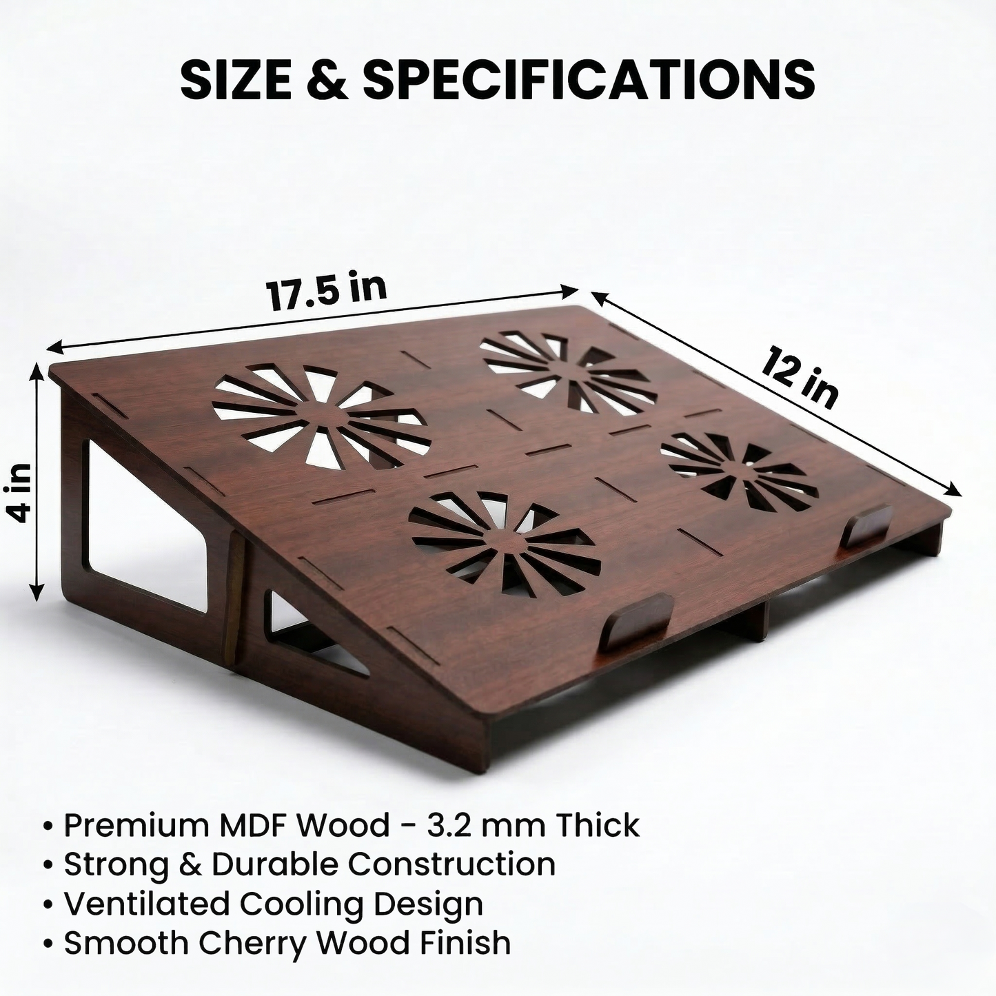 Portable Wooden Laptop Stand