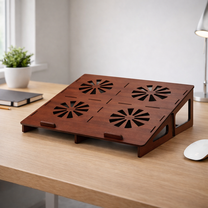 Portable Wooden Laptop Stand