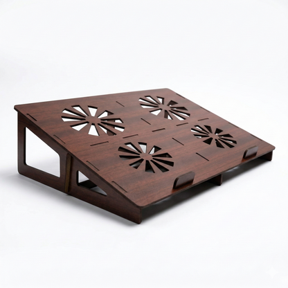 Portable Wooden Laptop Stand