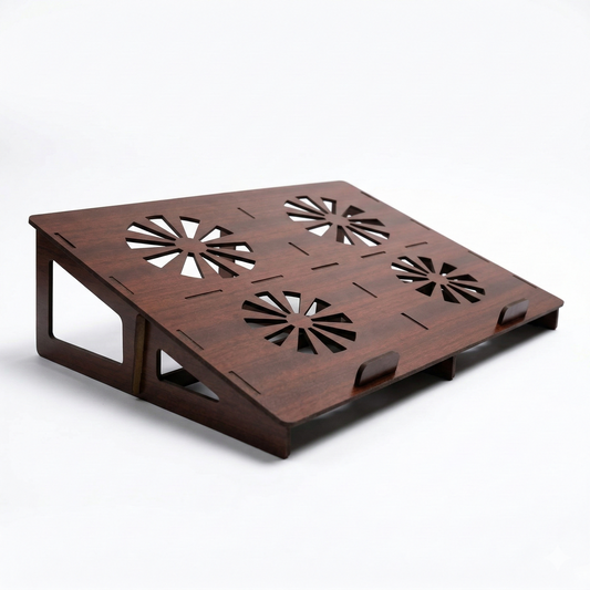 Portable Wooden Laptop Stand
