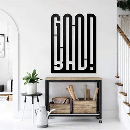 Good Vibes Pinewood Wall Art