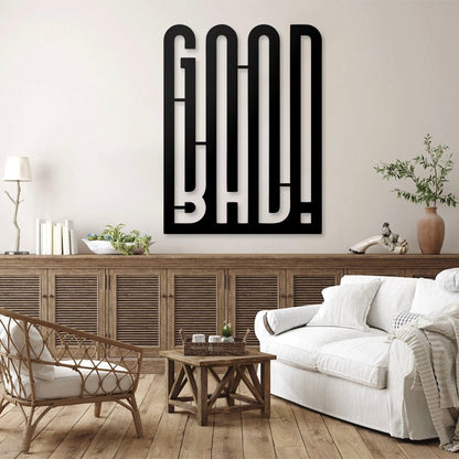 Good Vibes Pinewood Wall Art