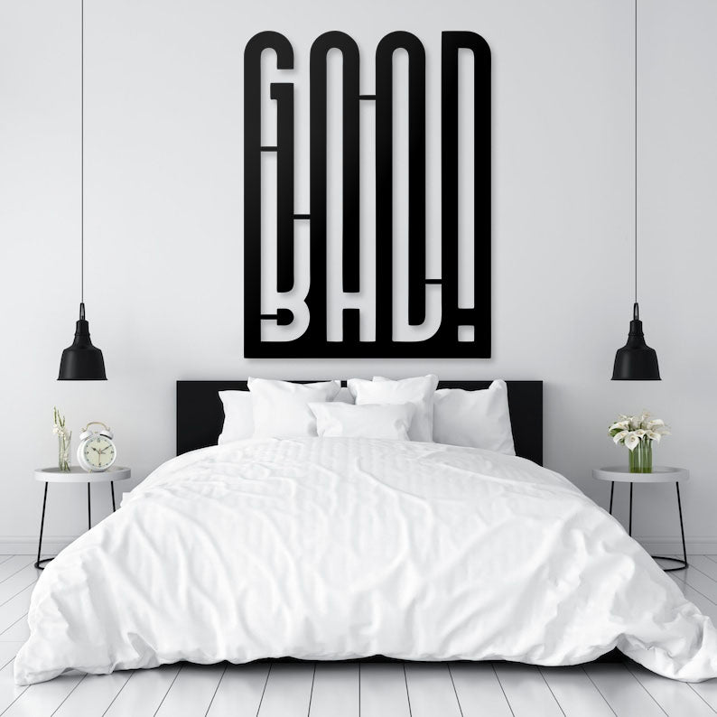 Good Vibes Pinewood Wall Art