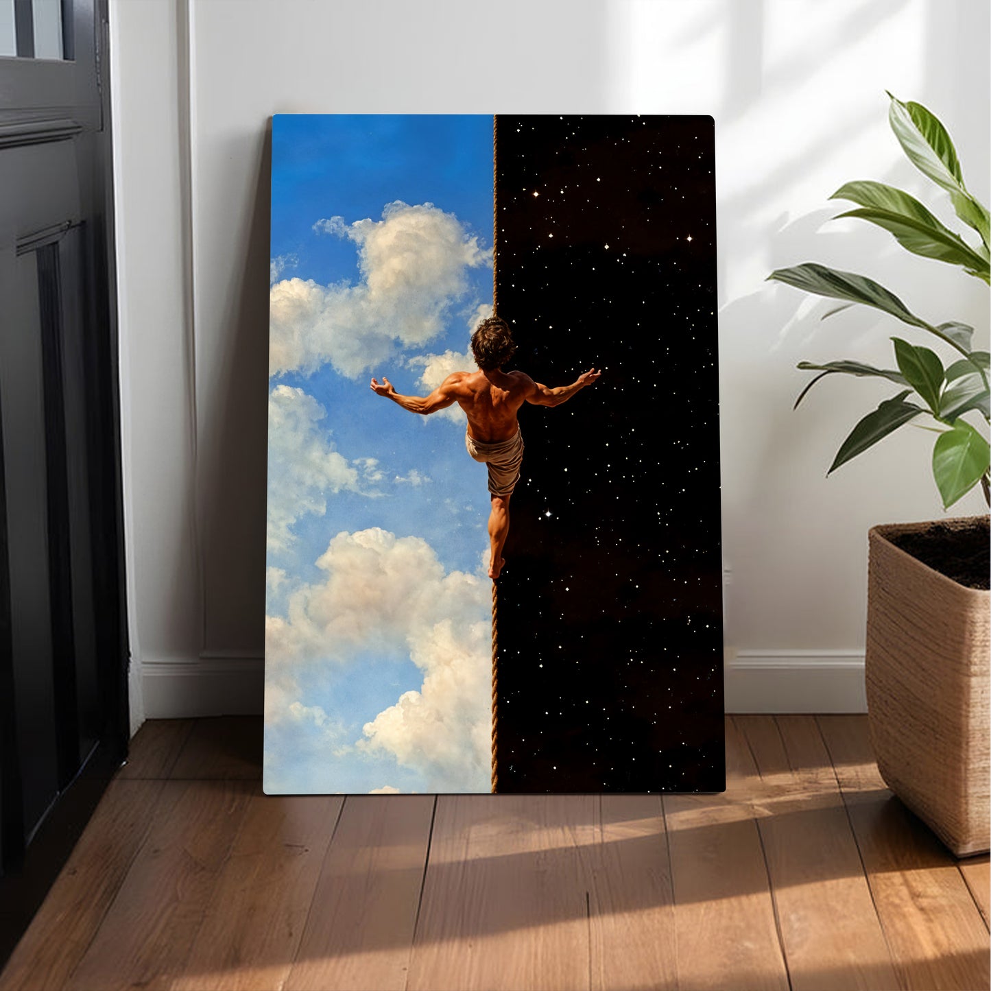 Crossing from Heaven to Cosmos